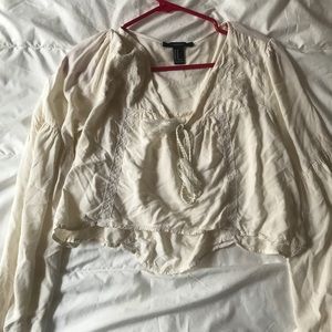 Off White Boho Shirt